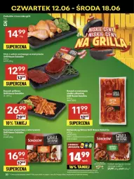 Gazetka promocyjna Delikatesy Centrum - Franczyza DC24 Czwartek - Gazetka - ważna od 18.06 do 18.06.2025 - strona 20 - produkty: Kurczak, Warzywa, Sok, Sokołów, Stek z udźca wołowego, Stek, Dron, EPEE, Boczek, Grill, Podudzie z kurczaka