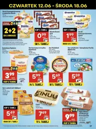 Gazetka promocyjna Delikatesy Centrum - Franczyza DC24 Czwartek - Gazetka - ważna od 18.06 do 18.06.2025 - strona 27 - produkty: Ser, Rum, Favita, Złoty Mazur, Piątnica, Zott, Brie, Jaja, Mlekovita, Serek homogenizowany, Dron, Sałat, Serek, Camembert, Hochland, Danio, Finuu, Monte, Mleko, Fa
