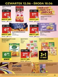 Gazetka promocyjna Delikatesy Centrum - Franczyza DC24 Czwartek - Gazetka - ważna od 18.06 do 18.06.2025 - strona 33 - produkty: Piec, Ciastka, Rum, Prince Polo, Proszek do pieczenia, Szal, Wafelek, Dżem, Syrop, Rodzynki, Brzoskwinie, Delicje, Delecta, Ogród, Milka
