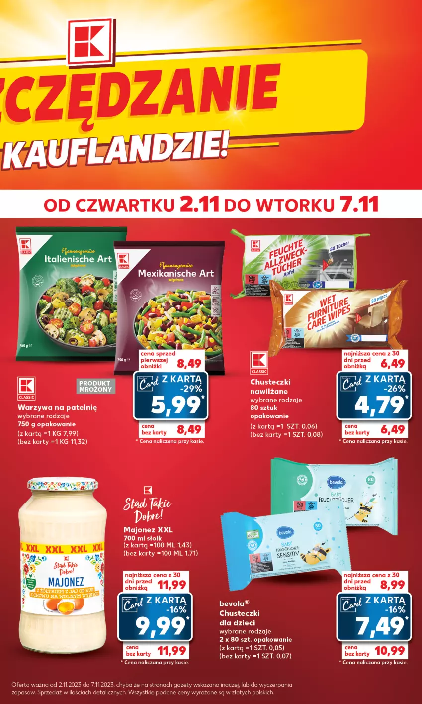 Gazetka promocyjna Kaufland - Mocny Start - ważna 06.11 do 07.11.2023 - strona 23 - produkty: Majonez, Warzywa