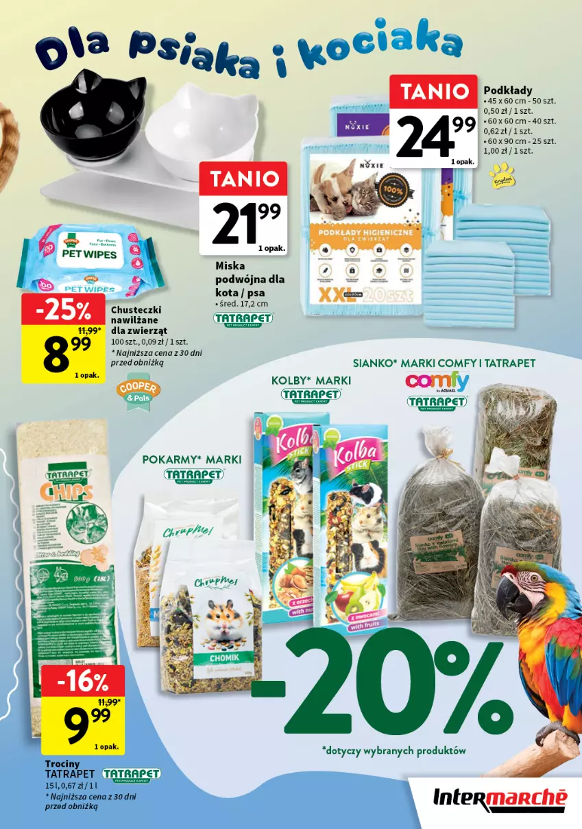 Gazetka promocyjna Intermarche - Gazetka Intermarche - ważna 20.11 do 03.12.2025 - strona 11 - produkty: Chusteczki, Koc, Miska, Podkład, Tatra