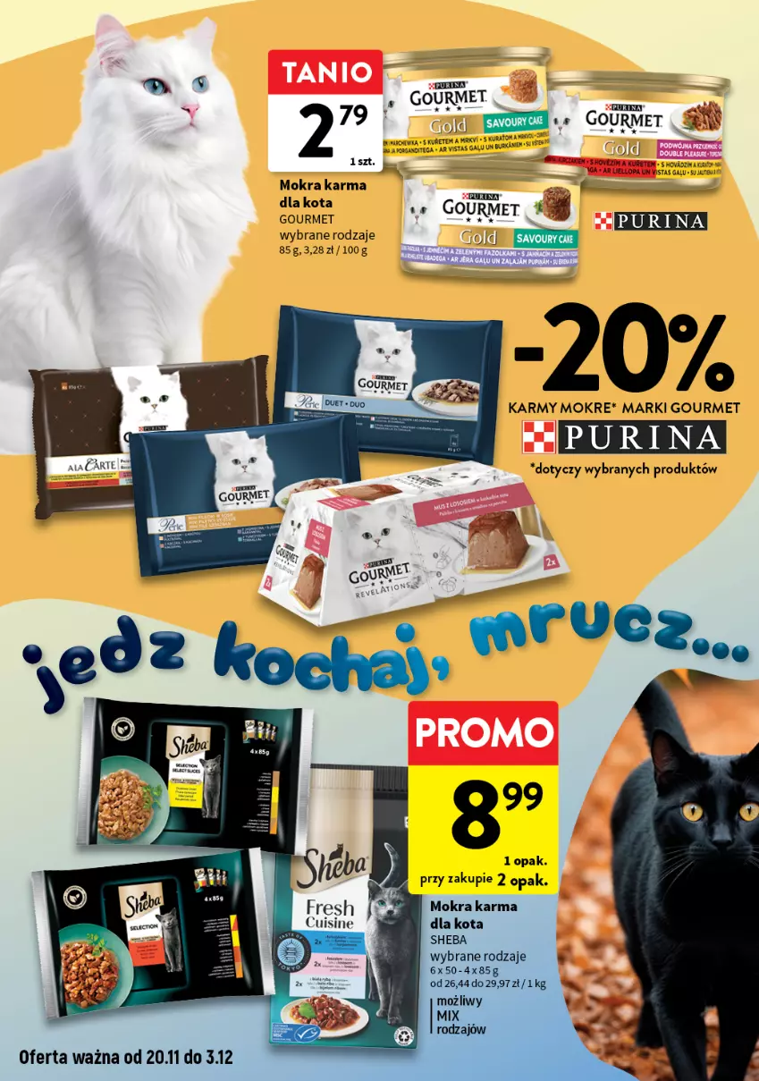 Gazetka promocyjna Intermarche - Gazetka Intermarche - ważna 20.11 do 03.12.2025 - strona 6 - produkty: Gra, Mokra karma, Pur, Purina, Sheba