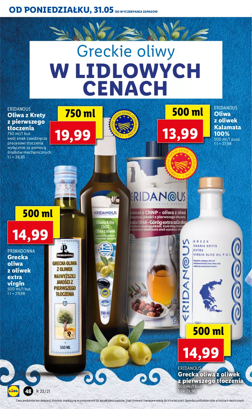 Gazetka promocyjna Lidl - GAZETKA - ważna 31.05 do 02.06.2021 - strona 48 - produkty: Gin, Kret, Oliwa z oliwek, Prima