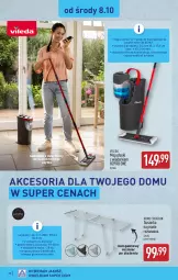Gazetka promocyjna Aldi - Pełna oferta - Gazetka - ważna od 11.10 do 11.10.2025 - strona 30 - produkty: Mop, Uchwyty, Vileda, Suszarka, Suszarka na pranie