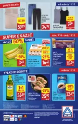 Gazetka promocyjna Aldi - Pełna oferta - Gazetka - ważna od 11.10 do 11.10.2025 - strona 40 - produkty: Banany, Top, Por, Gin, Gra, Papier, Pościel, Jaja, Mięsne specjały, O nas, Filet z piersi indyka, Papier toaletowy, Prima, Oliwa z oliwek, Monini, Biuro, Fa
