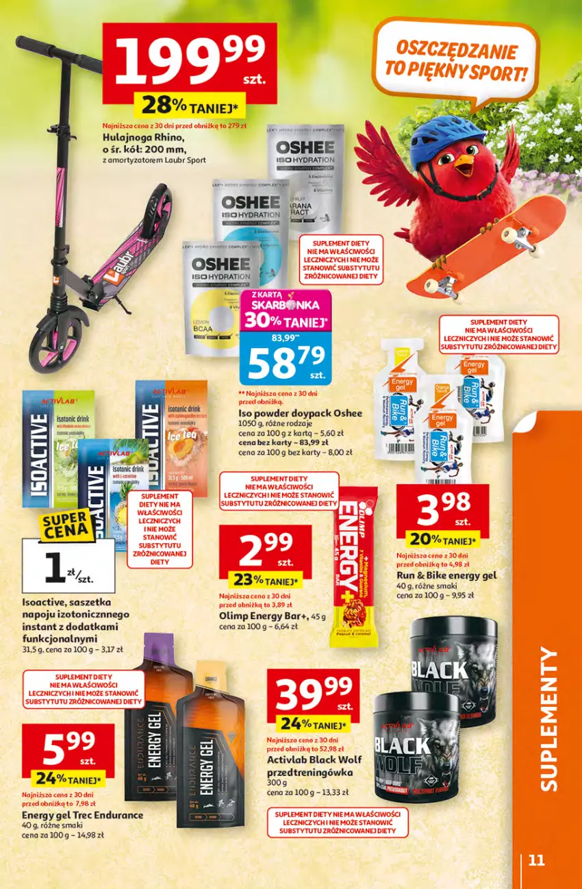Gazetka promocyjna Auchan - Gazetka 30 Lat Hipermarket Auchan - ważna 16.04 do 22.04.2026 - strona 11 - produkty: Hulajnoga, Lack, Oshee, Por, Sport