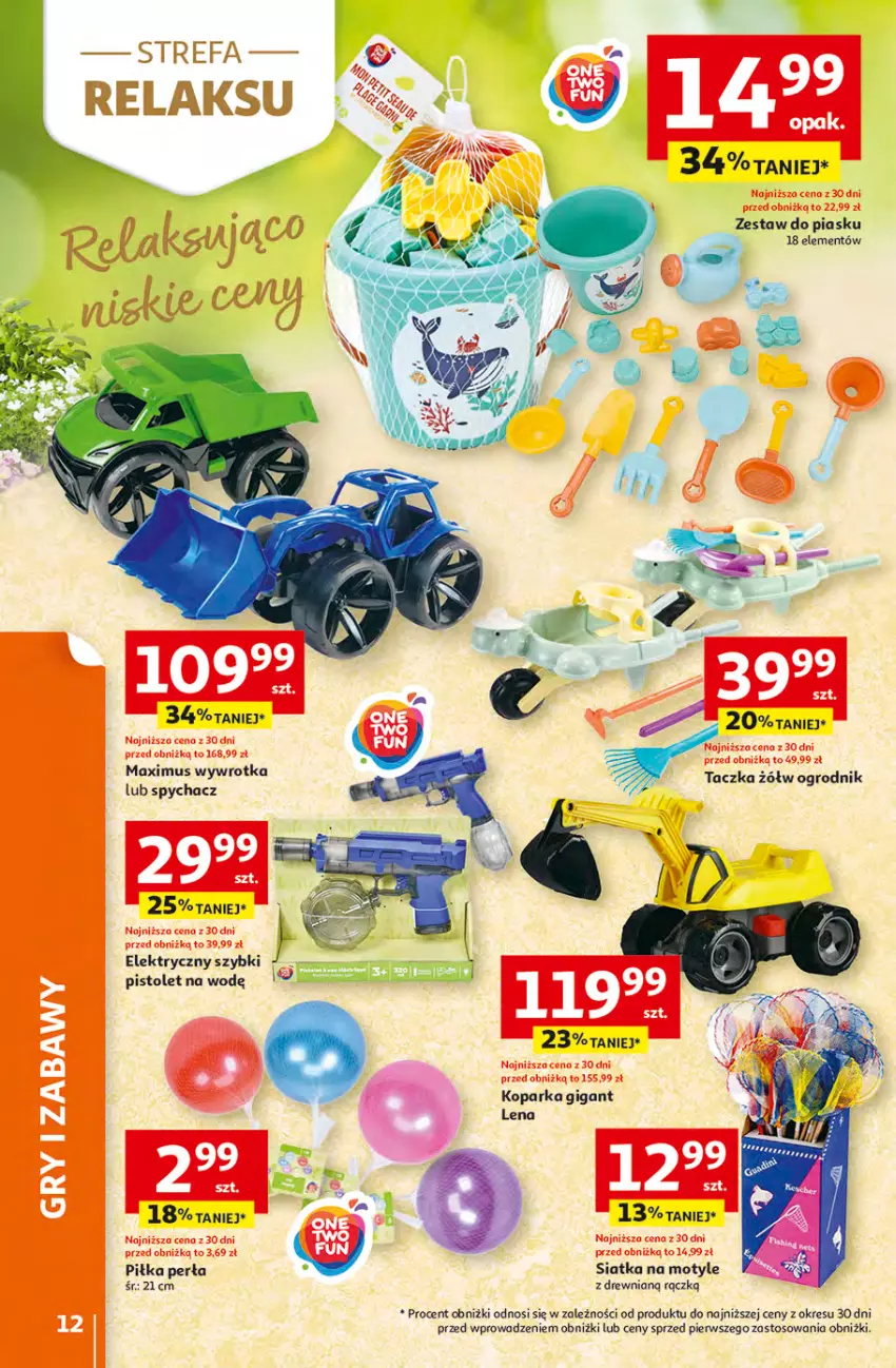 Gazetka promocyjna Auchan - Gazetka 30 Lat Hipermarket Auchan - ważna 16.04 do 22.04.2026 - strona 12 - produkty: Mus, Parka, Perła, Pistolet, Siatka, Wywrotka