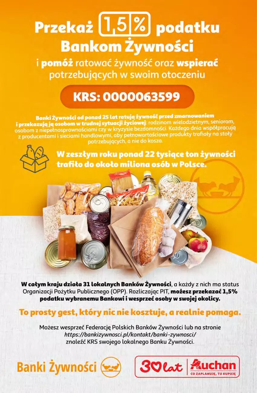 Gazetka promocyjna Auchan - Gazetka 30 Lat Hipermarket Auchan - ważna 16.04 do 22.04.2026 - strona 44