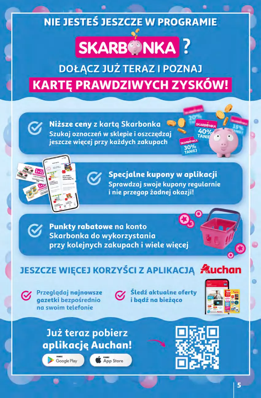Gazetka promocyjna Auchan - Gazetka 30 Lat Hipermarket Auchan - ważna 16.04 do 22.04.2026 - strona 5 - produkty: Telefon, Tera