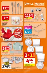 Gazetka promocyjna Auchan - Gazetka 30 Lat Hipermarket Auchan - Gazetka - ważna od 22.04 do 22.04.2026 - strona 37 - produkty: Ubrania, Noż, Wieszak, Uchwyty, Talerz, Suszarka, Kubek