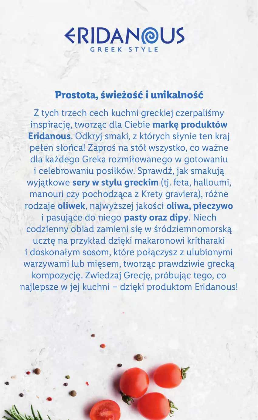 Gazetka promocyjna Lidl - KATALOG GRECKI - ważna 14.03 do 19.03.2022 - strona 3 - produkty: Feta, Gra, Kret, Makaron, Piec, Pieczywo, Ser, Sos, Stół, Warzywa