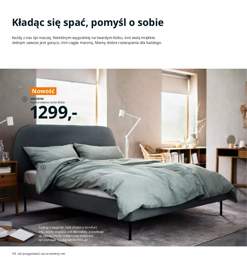 Gazetka promocyjna Ikea - Ikea 2021 - ważna 01.01 do 31.12.2021 - strona 114 - produkty: Materac, O nas, Rama, Rama łóżka, Tera