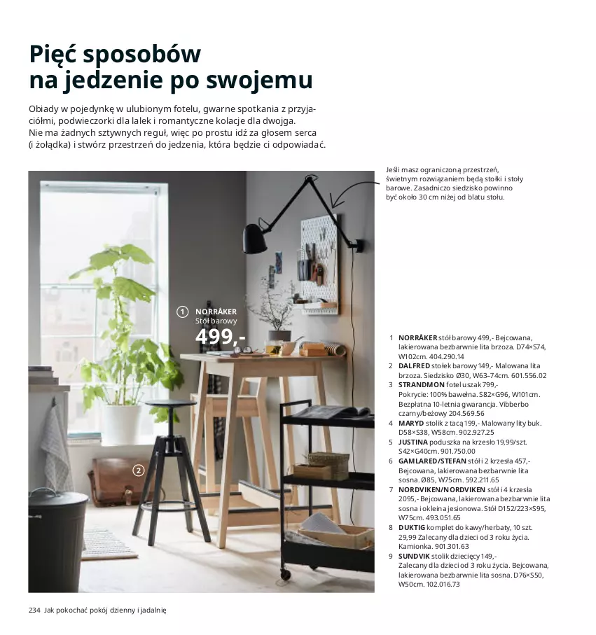 Gazetka promocyjna Ikea - Ikea 2021 - ważna 01.01 do 31.12.2021 - strona 234 - produkty: Dzieci, Fa, Fotel, Gra, Koc, Krzesło, Lakier, Poduszka, Pokój dzienny, Ser, Siedzisko, Sos, Stół, Stołek, Stolik, Tran, Wełna