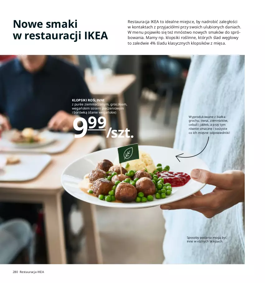 Gazetka promocyjna Ikea - Ikea 2021 - ważna 01.01 do 31.12.2021 - strona 280 - produkty: Groch, Klopsiki, Piec, Pur, Sos