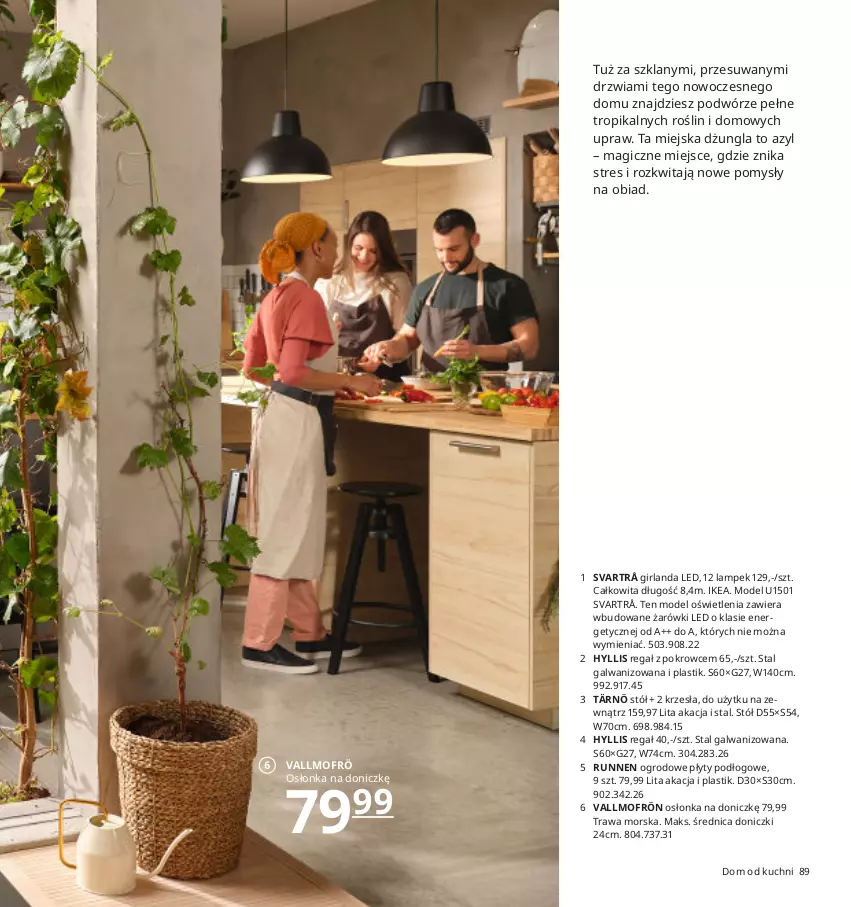 Gazetka promocyjna Ikea - Ikea 2021 - ważna 01.01 do 31.12.2021 - strona 89 - produkty: Drzwi, Girlanda, Osłonka, Regał, Stół