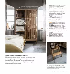 Gazetka promocyjna Ikea - Ikea 2021 - Gazetka - ważna od 31.12 do 31.12.2021 - strona 113 - produkty: Sypialnia, Sos, Por, Kołdra, Rama, Pościel, Kosz, Poszewka, Materac, Tera, Wełna, Taboret, Puder, Rama łóżka, Taboret ze schodkiem, Komplet pościeli, Poduszka, Lampa, Lampa stołowa, Dywan, Lakier, Lampa wisząca