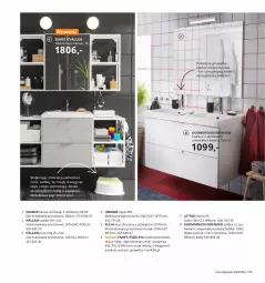 Gazetka promocyjna Ikea - Ikea 2021 - Gazetka - ważna od 31.12 do 31.12.2021 - strona 155 - produkty: Hemnes, Stołek, Kosz, Meble łazienkowe, Regał, Szafka, Lampa sufitowa, Dzieci, Reflektor, Umywalka, Lampa, Lustro, Meble