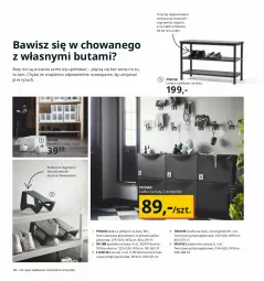 Gazetka promocyjna Ikea - Ikea 2021 - Gazetka - ważna od 31.12 do 31.12.2021 - strona 182 - produkty: Por, Buty, Pojemnik, Szafka, Półka, Pojemnik na buty, Haczyk, Płyta, Szafka na buty, Drzwi