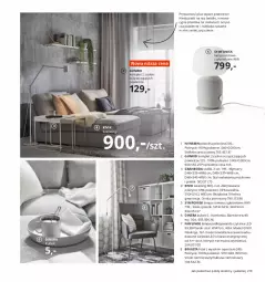 Gazetka promocyjna Ikea - Ikea 2021 - Gazetka - ważna od 31.12 do 31.12.2021 - strona 219 - produkty: Sok, Koc, Gra, Szezlong, Dinera, Głośnik, Stolik, Zasłona, Wełna, Lampa podłogowa, Poducha, Symfonisk, Kubek, Fotel, Pokój dzienny, Lampa, Lampa stołowa