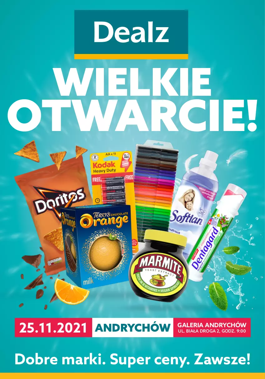 Gazetka promocyjna Dealz - Gazetka na otwarcie - Andrychów - ważna 25.11 do 09.12.2021 - strona 1