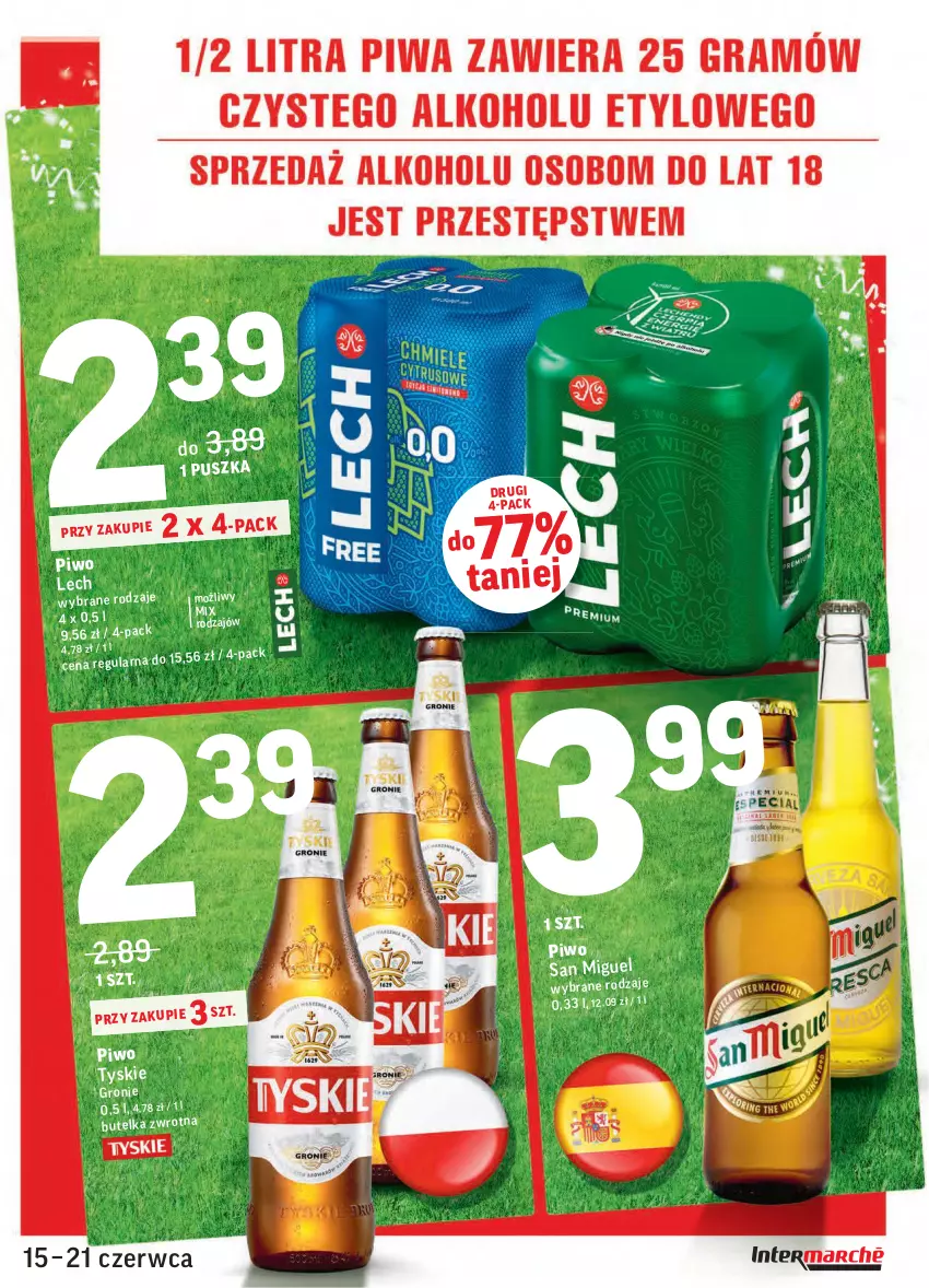 Gazetka promocyjna Intermarche - Zwyciężamy - ważna 15.06 do 21.06.2021 - strona 3 - produkty: Piwo, Tyskie