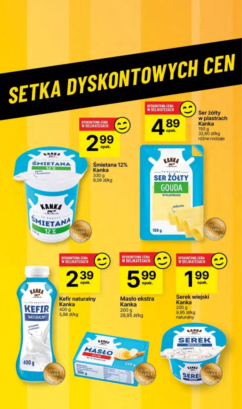 Gazetka promocyjna Delikatesy Centrum - NOWA GAZETKA Delikatesy Centrum od 20 czerwca! 20-26.06.2024 - ważna 20.06 do 26.06.2024 - strona 49 - produkty: Kefir, Kefir naturalny, Masło, Ser, Serek, Serek wiejski