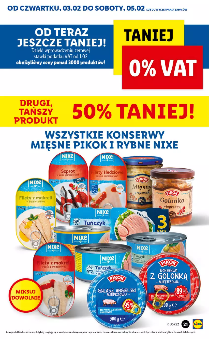 Gazetka promocyjna Lidl - GAZETKA - ważna 03.02 do 05.02.2022 - strona 21 - produkty: PIKOK, Ser, Tera