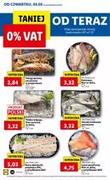 Gazetka promocyjna Lidl - GAZETKA - Gazetka - ważna od 05.02 do 05.02.2022 - strona 22 - produkty: Polędwica, Pstrąg tęczowy, Tołpyga, Pstrąg, Dorsz