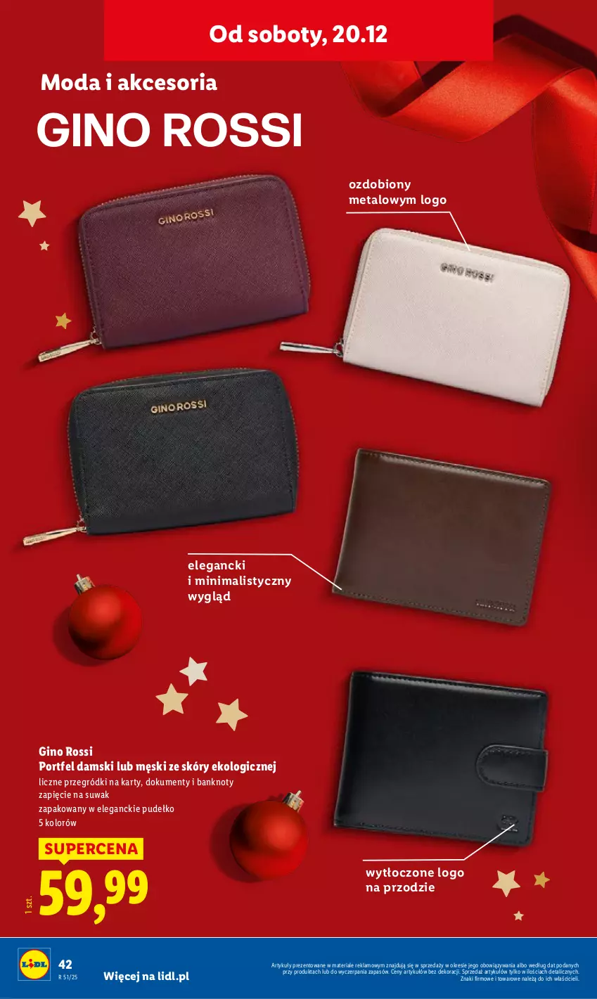 Gazetka promocyjna Lidl - GAZETKA - ważna 15.12 do 21.12.2025 - strona 48 - produkty: Gin, Moda, Por, Pudełko