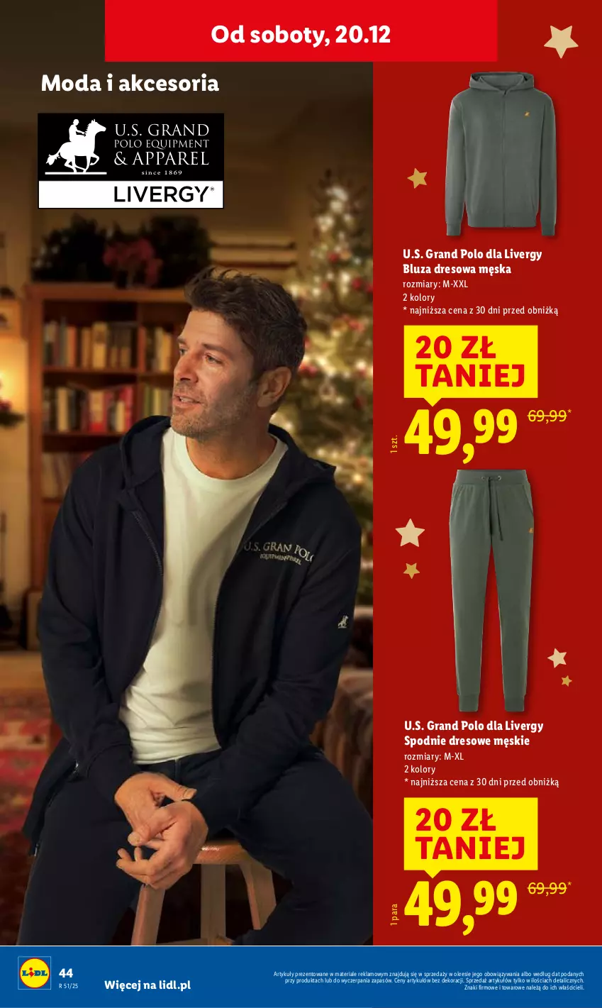 Gazetka promocyjna Lidl - GAZETKA - ważna 15.12 do 21.12.2025 - strona 50 - produkty: Bluza, Bluza dresowa, Dres, Gra, Moda, Spodnie, Spodnie dresowe