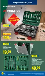 Gazetka promocyjna Lidl - GAZETKA - Gazetka - ważna od 21.12 do 21.12.2025 - strona 28 - produkty: Parkside, Organizer, Wkręt, Zestaw kluczy nasadowych, Zestaw kluczy, Ogród