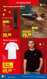 Gazetka promocyjna Lidl - GAZETKA - Gazetka - ważna od 21.12 do 21.12.2025 - strona 46 - produkty: Gra, T-shirt, Kabel USB, Golarka, Moda, Nike, Olej, Szczoteczka, Grafika