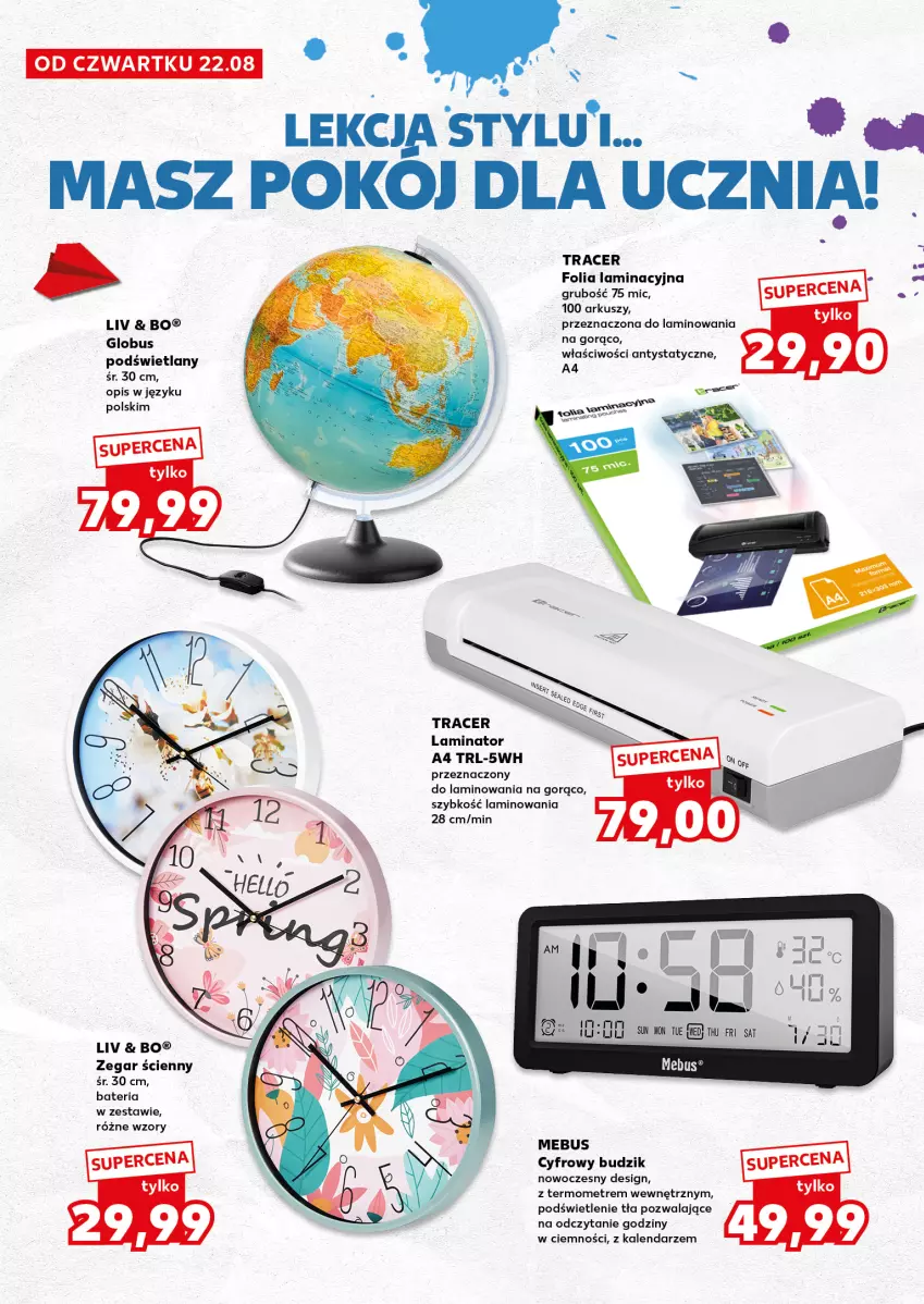 Gazetka promocyjna Kaufland - Kaufland - ważna 27.08 do 04.09.2024 - strona 32 - produkty: Acer, Bateria, Budzik, Kalendarz, Termometr, Zegar