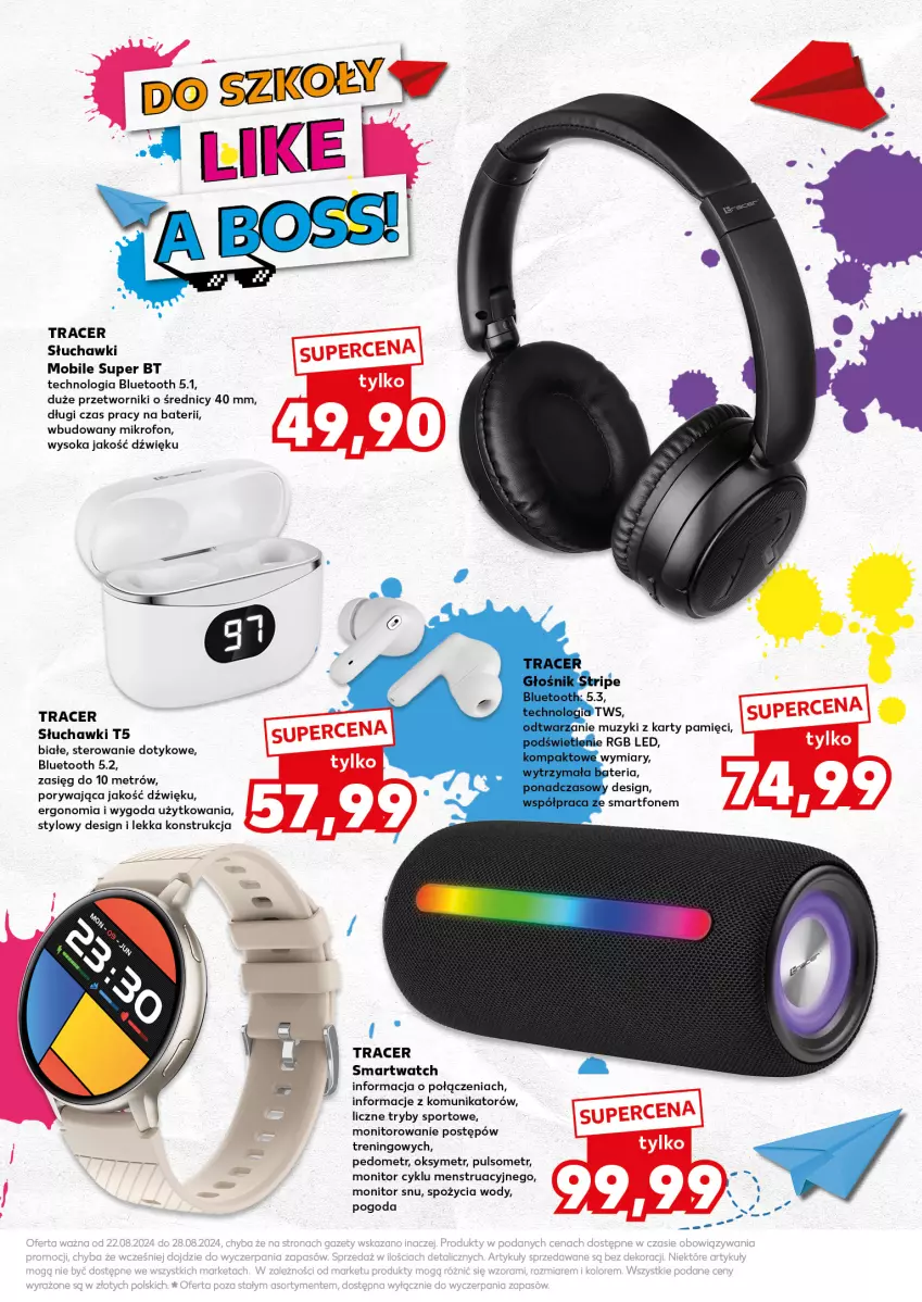 Gazetka promocyjna Kaufland - Kaufland - ważna 27.08 do 04.09.2024 - strona 37 - produkty: Acer, Mikrofon, Mobil, Monitor, Por, Słuchawki, Smartfon, Smartwatch, Sok, Sport