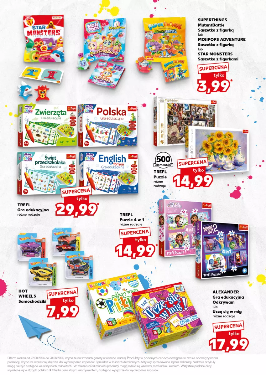 Gazetka promocyjna Kaufland - Kaufland - ważna 27.08 do 04.09.2024 - strona 41 - produkty: Chodzik, Gra, Puzzle, Samochodziki