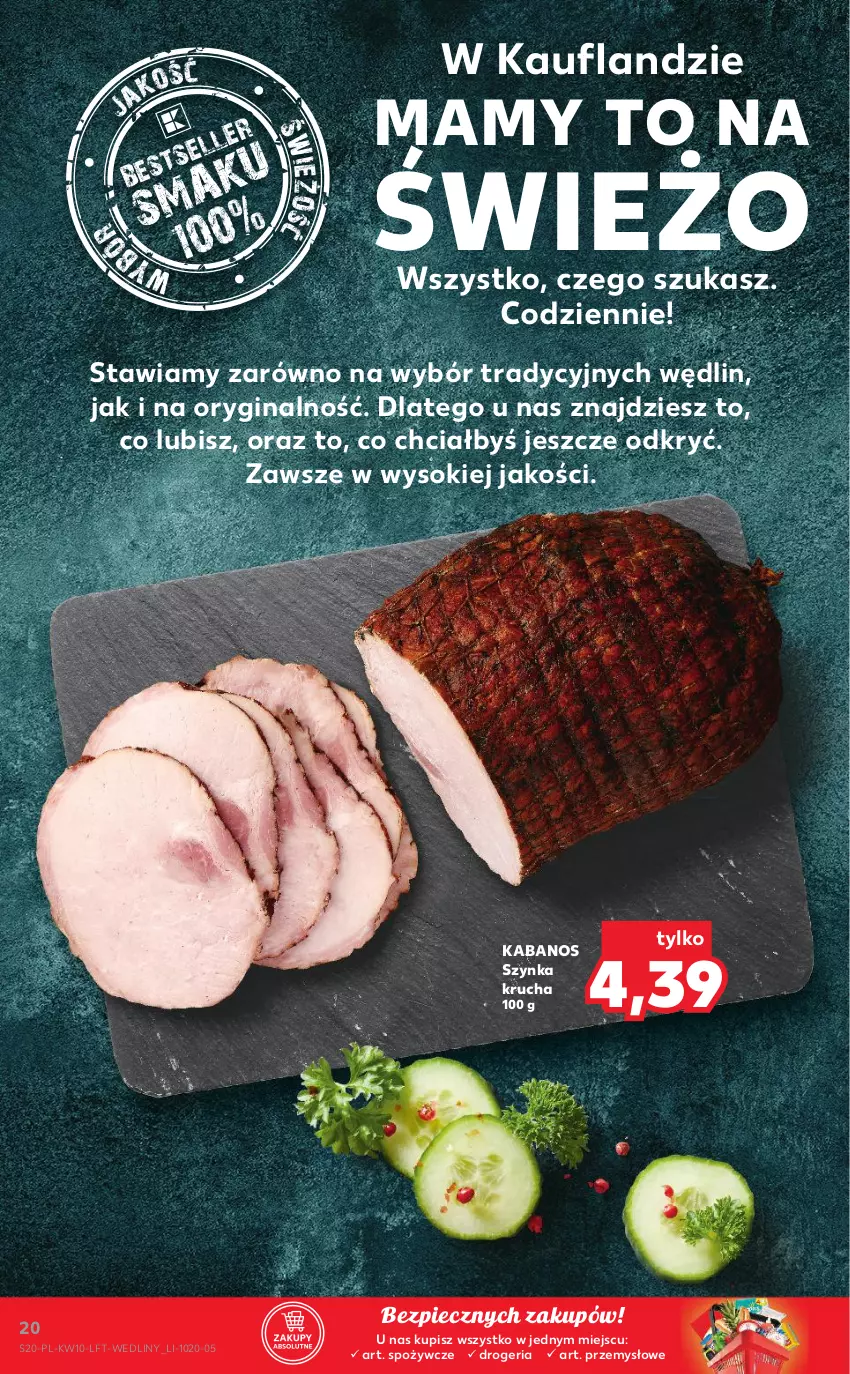 Gazetka promocyjna Kaufland - OFERTA TYGODNIA - ważna 11.03 do 17.03.2021 - strona 20 - produkty: Gin, Kabanos, Piec, Sok, Szynka