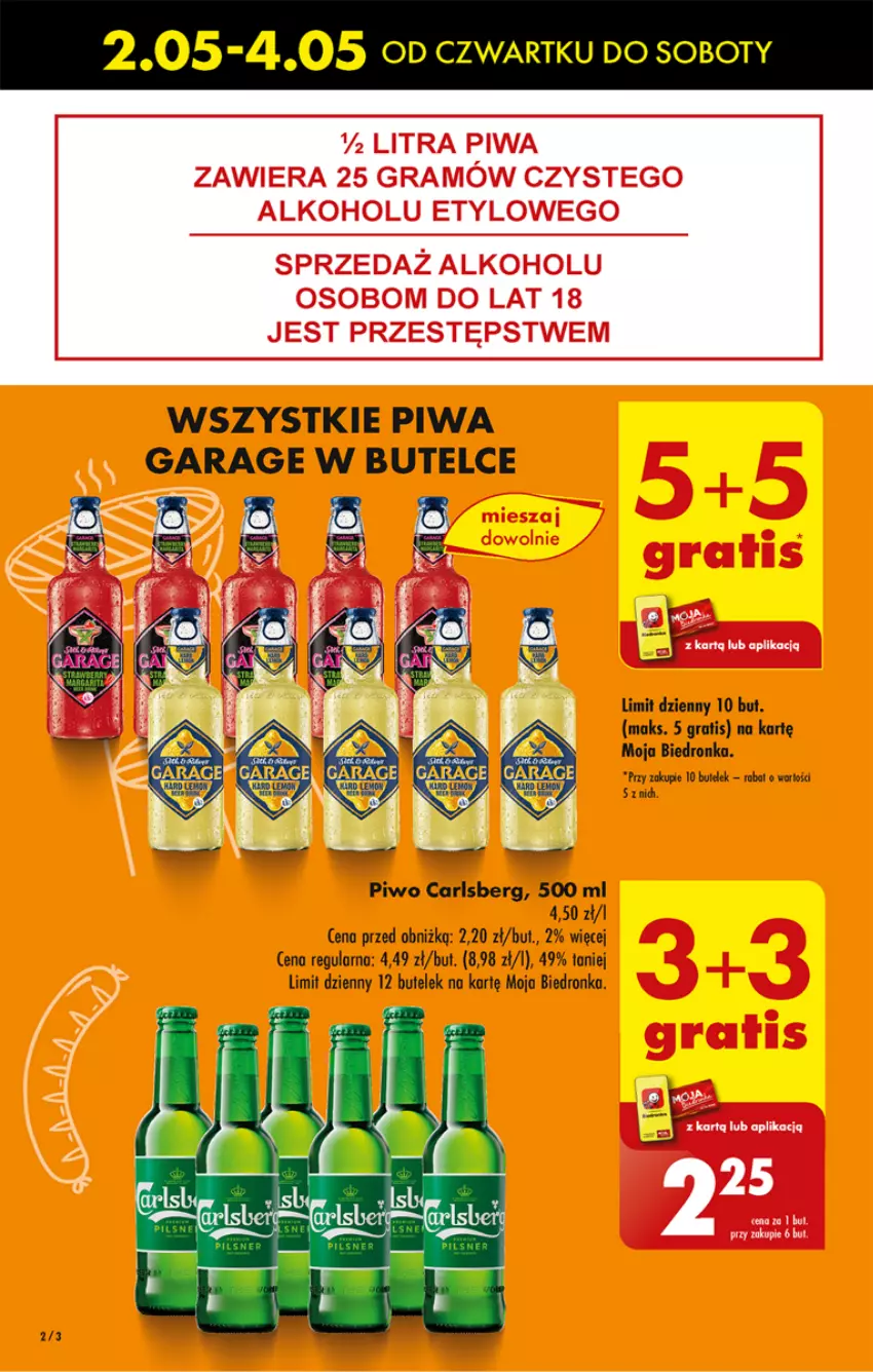 Gazetka promocyjna Biedronka - Od czwartku - ważna 02.05 do 08.05.2024 - strona 2 - produkty: Carlsberg, Dron, Fa, Gra, Piwa, Piwo