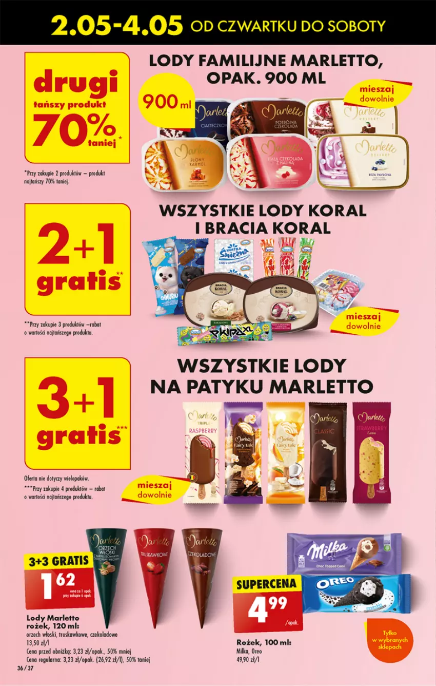 Gazetka promocyjna Biedronka - Od czwartku - ważna 02.05 do 08.05.2024 - strona 40 - produkty: Fa, Gra, Lody, Milka