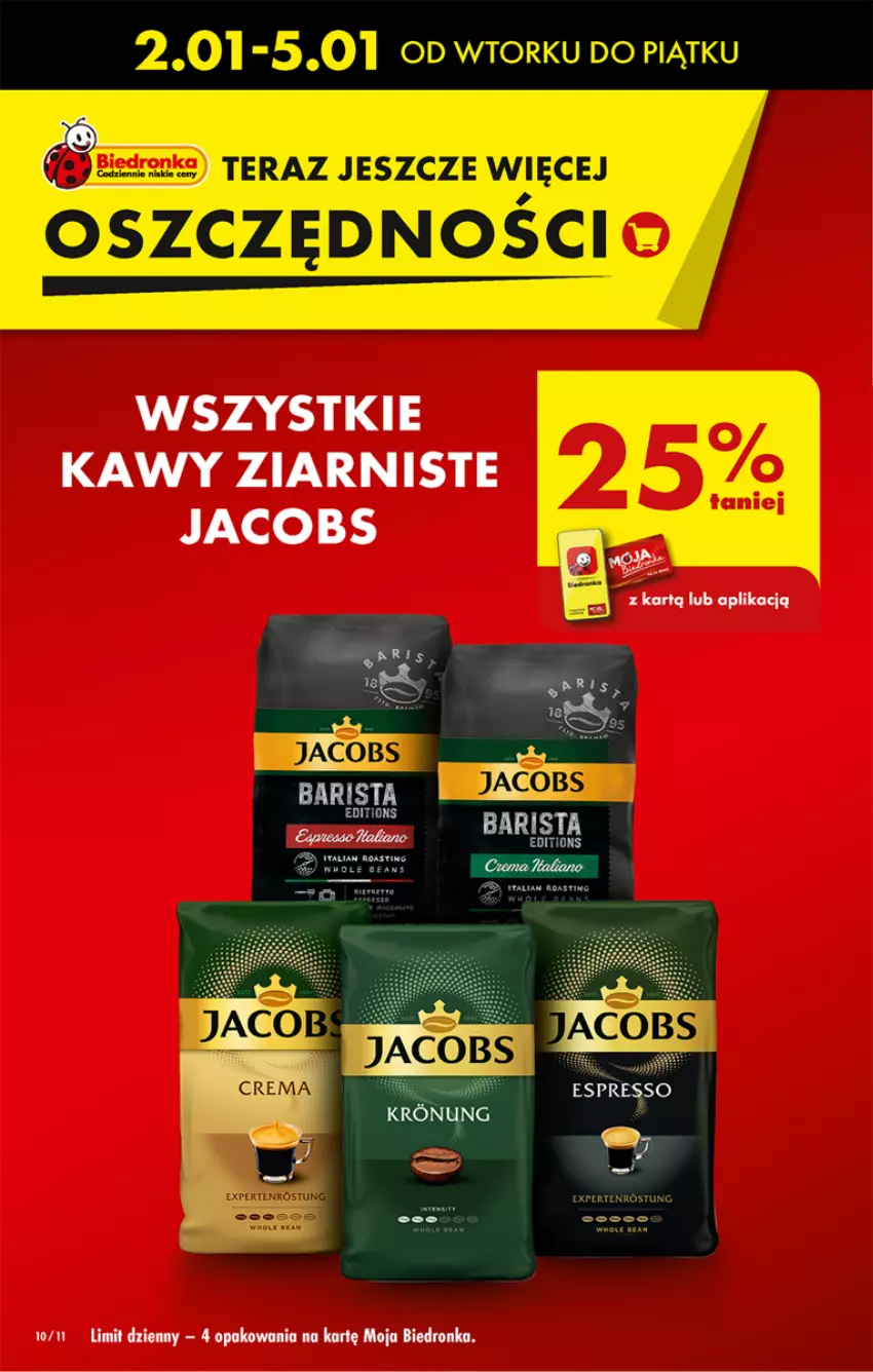 Gazetka promocyjna Biedronka - Od poniedzialku - ważna 08.01 do 13.01.2024 - strona 10 - produkty: Dron, Jacobs, Tera