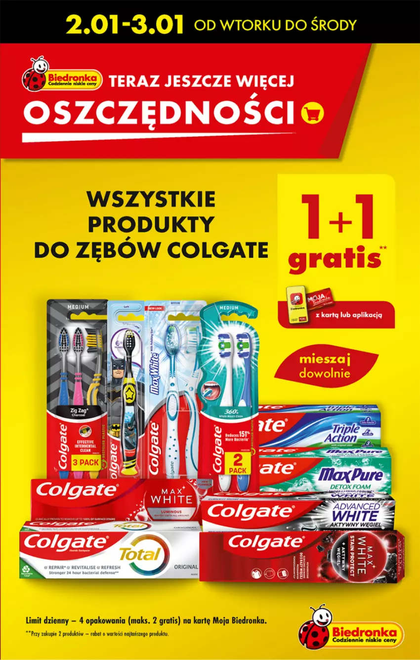 Gazetka promocyjna Biedronka - Od poniedzialku - ważna 08.01 do 13.01.2024 - strona 13 - produkty: Colgate, Dron, Gra, LG, Tera