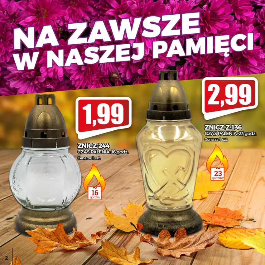 Gazetka promocyjna Topaz - Gazetka - ważna 14.10 do 10.11.2021 - strona 2 - produkty: Znicz