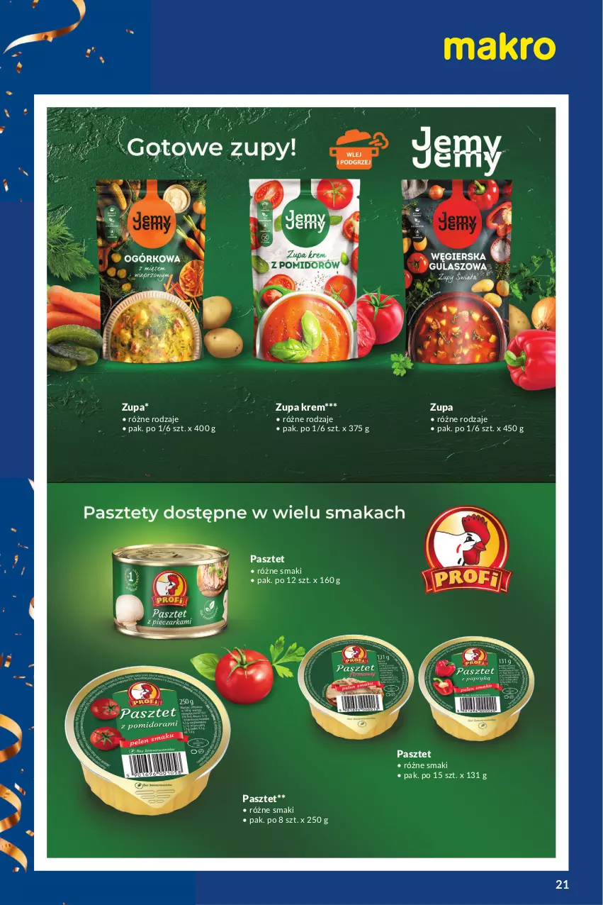 Gazetka promocyjna Makro - Katalog Dostawcy - ważna 05.03 do 30.03.2024 - strona 21 - produkty: Pasztet, Zupa