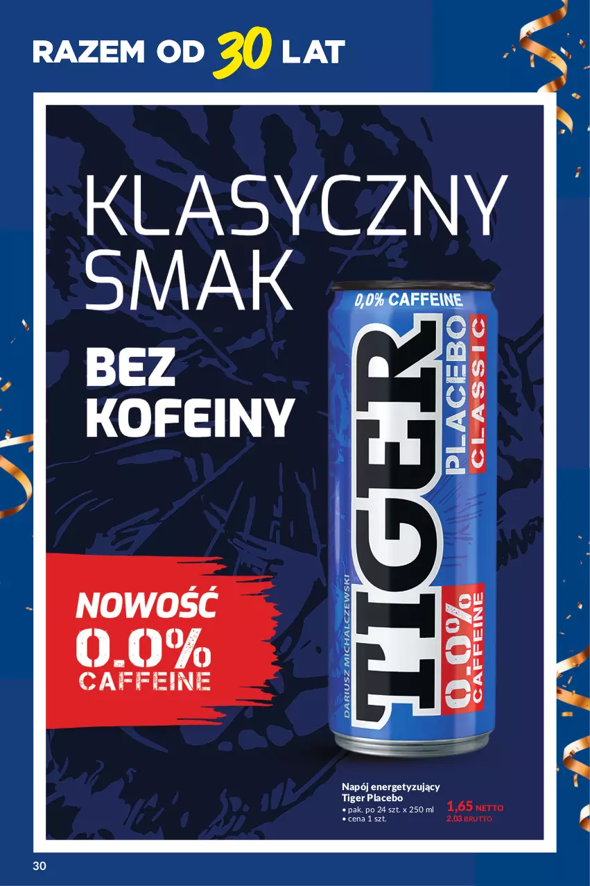 Gazetka promocyjna Makro - Katalog Dostawcy - ważna 05.03 do 30.03.2024 - strona 30 - produkty: Napój, Tiger