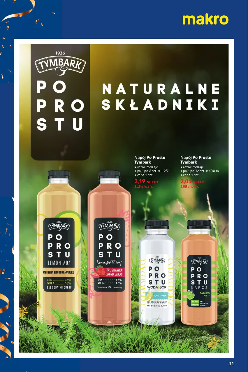 Gazetka promocyjna Makro - Katalog Dostawcy - ważna 05.03 do 30.03.2024 - strona 31 - produkty: Napój, Tymbark