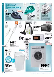 Gazetka promocyjna Carrefour - Gazetka Mieszkaj przytulnie i miło - Gazetka - ważna od 30.01 do 30.01.2022 - strona 28 - produkty: Odkurzacz, Pralka, Top, Gra, Philips, Tefal, Sharp, Candy, Generator pary, Piekarnik, Grill, Rowenta, HP, Fa