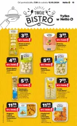 Gazetka promocyjna Netto - Artykuły spożywcze - Gazetka - ważna od 12.10 do 12.10.2024 - strona 15 - produkty: Mozzarella, Piec, Kurczak, Warzywa, Ser, Tortilla, Kopytka, Zapiekanka, Pieczarka, Kluski na parze, Gala