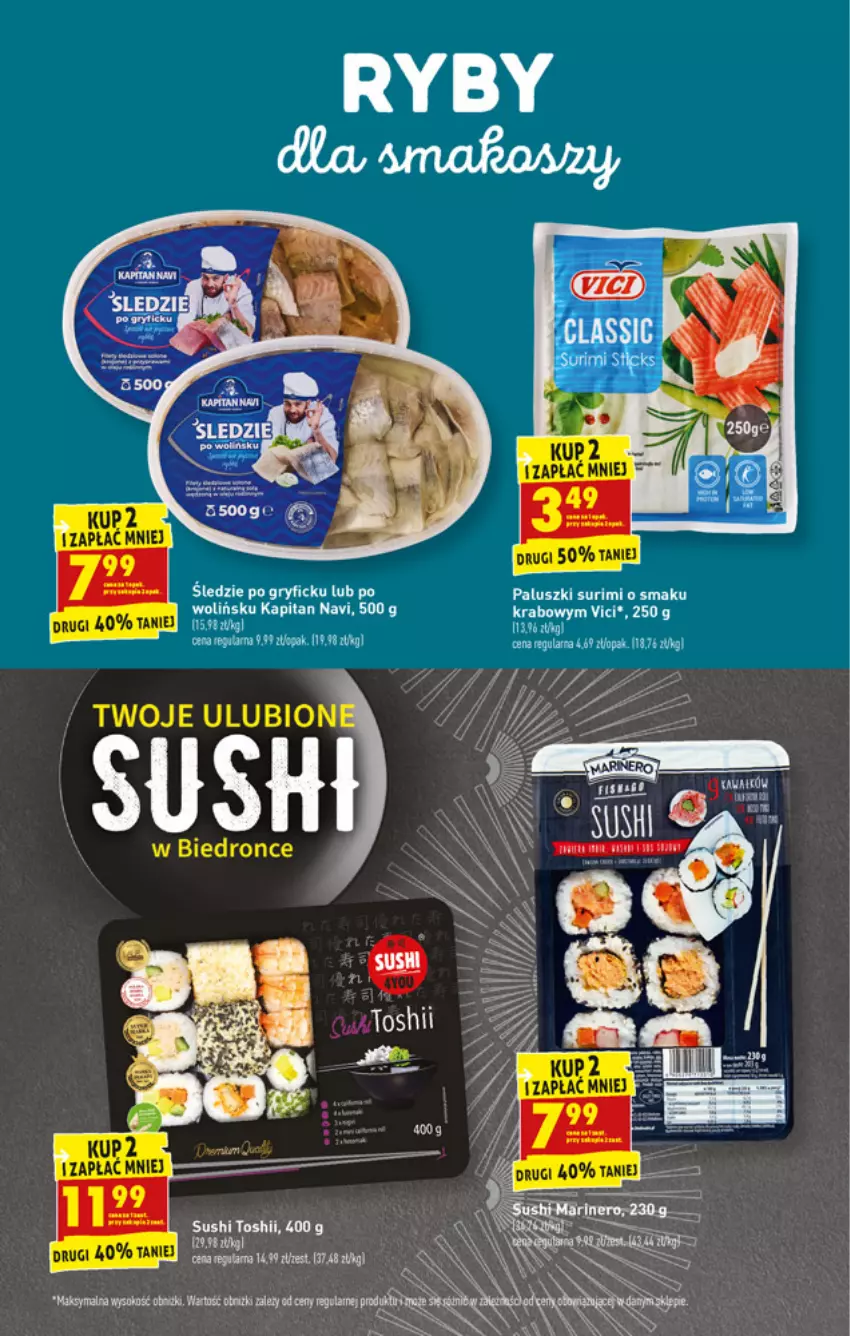 Gazetka promocyjna Biedronka - W tym tygodniu  PK - ważna 02.08 do 07.08.2021 - strona 15 - produkty: Gala, Surimi, Sushi