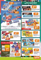 Gazetka promocyjna Gama - Gazetka Gama - Gazetka - ważna od 08.09 do 08.09.2026 - strona 5 - produkty: Lubella, Lubisie, Ciastka, Bake Rolls, Lajkonik, Mus, Chrupki chlebowe, Bell, Chrupki, Owsianka, Grześki, Baton, Knoppers, Bella, Chleb