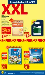 Gazetka promocyjna Lidl - GAZETKA - Gazetka - ważna od 12.11 do 12.11.2025 - strona 24 - produkty: Mozzarella, Ser, Burrata, Wazon, Pilos, Feta, Gouda