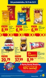 Gazetka promocyjna Lidl - GAZETKA - Gazetka - ważna od 12.11 do 12.11.2025 - strona 29 - produkty: Nescafé, Nutella, Kawa rozpuszczalna, Ser, Chipsy, Kawa, Mleczna kanapka, Kinder